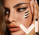 Водостійка підводка-штамп для очей Eyeliner Stamp двостороння Чорна - изображение 10