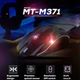 Мишка дротова Meetion M371 1600 DPI RGB чорна - зображення 9