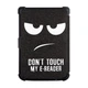 Обкладинка Premium для PocketBook 616/627/632 Do not touch Екошкіра Чорний - зображення 3