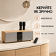 Акустична система QinetiQ MUZE M10 караоке колонка 80 Вт RMS 160 Вт Android 14 Smart TV Bluetooth 5 0 WiFi з 2 бездротовими мікрофонами HDMI ARC Optical Coaxial AUX USB для електрогітари - зображення 9