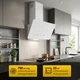 Вытяжка декоративная наклонная WEILOR AURA WDS 53 WHITE - изображение 11