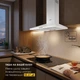 Витяжка купольна WEILOR WK 52 WH - зображення 15