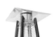Газовый обогреватель Pyramid Black GRILLI 777415 13 кВт нержавеющая сталь 227х52х52 см черный - изображение 16