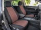 Чехлы на сиденья для FIAT Tipo (II) (Фиат Типо II), универсальные, ткань + алькантара, комплект, коричневые - изображение 1