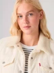 Вельветовая куртка с мехом женская Levi`s 572999604 S Молочная (1161530599) - изображение 4