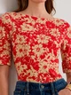 Футболка хлопковая женская Ralph Lauren 498978203 S Красная (1161640566) - изображение 4