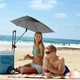 Портативна парасолька-кліпка Sport-Brella Versa-Brella UPF 50+ з універсальним затискачем та поворотом на 360 градусів, чорна ( 250126 ) - зображення 6