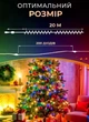 Гирлянда роса светодиодная 20 метров от USB GarlandoPro на 200 led светодиодов капля зеленый провод IP44 Мультиколор - изображение 6