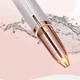 Женский эпилятор для лица Flawless в стиле губной помады, от батарейки, Белый / Депилятор для удаления волос на лице - изображение 4