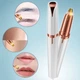 Женский эпилятор для лица Flawless в стиле губной помады, от батарейки, Белый / Депилятор для удаления волос на лице - изображение 7