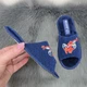 Тапочки детские для мальчика Белста синие паркетные с открытым носком 31р (20 см) 7272 - изображение 4