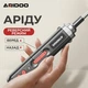 Електрична викрутка ARIDOO акумуляторна 58 в 1 у кейсі, 44 біти, 9 торцевих головок 4-12 мм, гнучкий подовжувач, реверс, LED-підсвітка - зображення 4