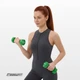 Гантель для фітнесу 1.0 кг EasyFit з вініловим покриттям салатова 4631542 - зображення 5