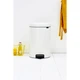 Бак для мусора с педалью Brabantia NewIcon Pedal Bin 20 л белый 111846 (00800463) - изображение 7