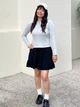 Юбка короткая летняя женская Uniqlo 188367697 M Черная (1161682579) - изображение 6
