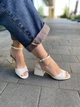 Босоножки женские летние L&M из эко-кожи 36 р. бежевые F139-4 (6385) - изображение 3