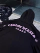 Мужское худи Chrome Hearts Черный Размер L (CHRH027) - изображение 4