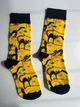 Яскраві високі шкарпетки з принтом Хелловін Honey Fashion Accessories 37-43р жовтий (1-80/6) - зображення 4