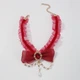 Готичний чокер-бант «Lunar Mystery» Honey Fashion Accessories Червоний (120368) - изображение 3