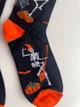 Яскраві високі шкарпетки з принтом Хелловін Honey Fashion Accessories 37-43р чорний (1-80/9) - зображення 6