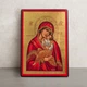 Писаная икона Пресвятой Богородицы Взыграние Младенца 19,5×26 см - изображение 1