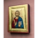 Писаная греческая икона Иисуса Христа Вседержителя 13×16 см - изображение 4
