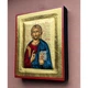 Писаная греческая икона Иисус Христос Вседержитель 13×16 см - изображение 4