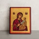 Греческая писаная икона Божией Матери Одигитрия (Путеводительница) 16×20см - изображение 1