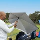 Портативна парасолька-кліпка Sport-Brella Versa-Brella UPF 50+ з універсальним затискачем та поворотом на 360 градусів, темно-синя (1203) - зображення 11