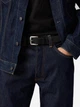 Ремінь чоловічий з натуральної шкіри Levi's 614675943 44 (131 см) Чорний (1161586658) - зображення 2