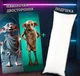 Дакимакура 150х50см Добби Гарри Поттер Harry Potter Dobby домашний эльф Подушка с наволочкой двусторонняя - изображение 2