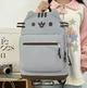 Рюкзак Кіт Пушин (Pusheen Cat) з вушками, сірий - изображение 3