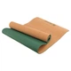 Коврик пробковый для фитнеса и йоги Bloom Yoga Mat 7121 размер 183x61мx0.3cм Brown-Green - изображение 1