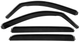Ветровики на окна вставные Niken Luxury (CrewMax/Crew Cab, 4 шт) для Toyota Tundra 2014-2021 гг - изображение 3