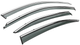 Ветровики на окна с хромом Niken Luxury (4 шт) для Hyundai Elantra (HD) 2006-2011 гг - изображение 2