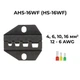 Матрица (AV)HS-16WF 4-16 мм.кв 12-6 AWG для кримпера серии HS [AHS-16WF] TACTIX - изображение 2
