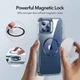 Магнитная пластина ESR Halolock Universal Magnetic Ring Black/Silver (2 Pack) with MagSafe (4894240111130) - изображение 4