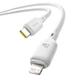 Кабель Baseus Silky Series USB-C to Lightning 20W 2 m White (P10377700213-01) - изображение 3