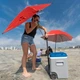 Універсальна парасолька Sport-Brella Versa-Brella XL UPF 50+ з двома 4-позиційними шарнірами та обертанням на 360°, червона ( 3381 ) - зображення 6