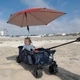 Універсальна парасолька Sport-Brella Versa-Brella XL UPF 50+ з двома 4-позиційними шарнірами та обертанням на 360°, червона ( 3381 ) - зображення 10