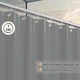 Шторка для ванной комнаты Spazio French Grey 240х200 с 16-ю кольцами - изображение 6