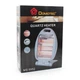 Кварцовий обігрівач 800 Вт, Heater MS 5952 QH / Настільний електричний обігрівач / Електрообігрівач - зображення 10