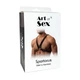 Мужская портупея Art of Sex - Spartacus, натуральная кожа, цвет черный, размер XS-M (SX3532) - изображение 3