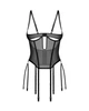 Эротический женский корсет Obsessive Euphori, размер 2XL/3XL (SX3085) - изображение 6