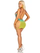 Эротическое женское платье Leg Avenue Ombre Mini, бесшовное, с имитацией шнуровки, вариант Ocean, универсальный размер (SX2775) - изображение 5