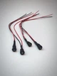 Подсветка дверных ручек и дверных ниш авто 12V LED комплект 4 шт. 5мм светодиоды с насадками-защелками LED подсветка салона универсальная. Цвет БЕЛЫЙ. - изображение 4