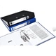 GuangBo 3C Цифровий All-Net Низька ціна A4 3-дюймовий чорний 6-Pack PP Binder Clips 75 мм Папка для документів Канцелярське приладдя для зберігання A11007 - изображение 3