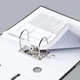 GuangBo 3C Цифровий All-Net Низька ціна A4 3-дюймовий чорний 6-Pack PP Binder Clips 75 мм Папка для документів Канцелярське приладдя для зберігання A11007 - изображение 12