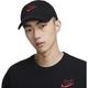 Спортивная кепка унисекс NIKE, NK CLUB CAP U FULL, спортивные аксессуары, HV4420-010, черная, размер S/M - изображение 2