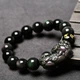 Браслет Cilingge Rainbow Eye Obsidian Pixiu унісекс чорний 12 мм - изображение 8